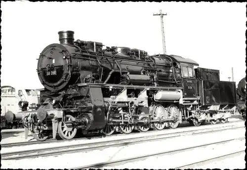Ak Dampflokomotive 58 261