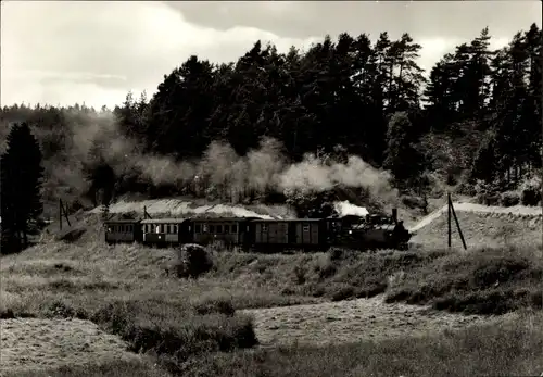 Ak Dampflokomotive in Fahrt
