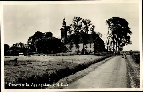 Ak Tjamsweer Appingedam Groningen Niederlande, N. H. Kerk