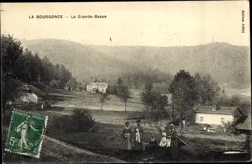 Ak La Bourgonce Vosges, La Grande-Basse