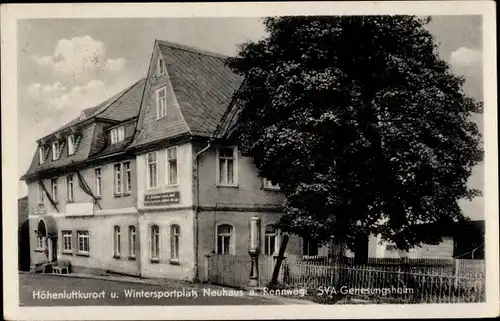 Ak Neuhaus am Rennweg, Blick auf das SVA Genesungsheim