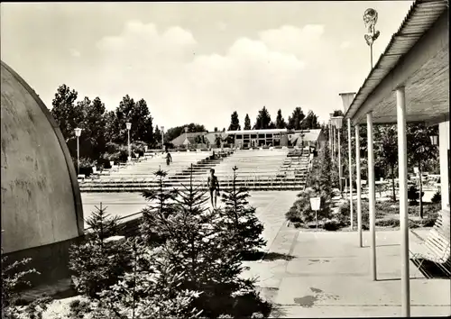 Ak Pasewalk in Mecklenburg Vorpommern, Naherholungszentrum Lindenbad, Freibad, Kulturtrakt