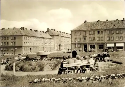 Ak Pasewalk in Mecklenburg Vorpommern, Platz der Aufbauhelfer