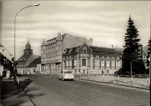 Ak Pasewalk in Mecklenburg Vorpommern, Prenzlauer Chaussee, Trabant