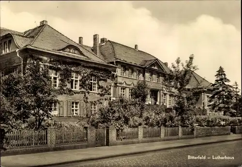Ak Bitterfeld in Sachsen Anhalt, Lutherhaus