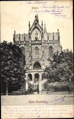 Ak Erfurt in Thüringen, Dom