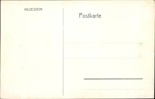 Künstler Ak Hildesheim in Niedersachsen, Windbrettbilder vom Knochenhaueramtshaus