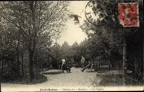 Ak Fort Mahon Plage Somme, Les Sapins, Park