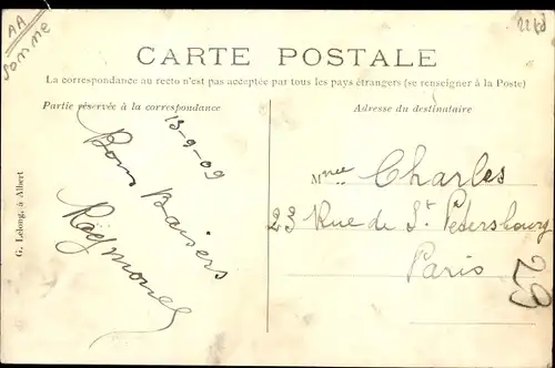 Ak Poix Somme, Vue generale, Gesamtansicht Ort