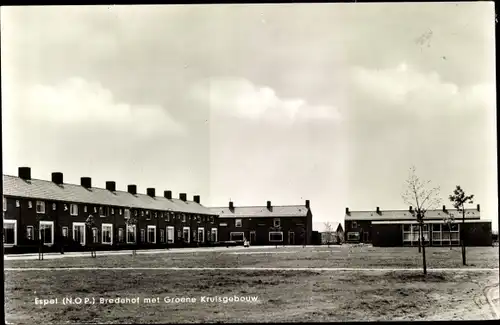 Ak EspelNoordoostpolder Flevoland, Bredehof med Greoene Kriusgebouw