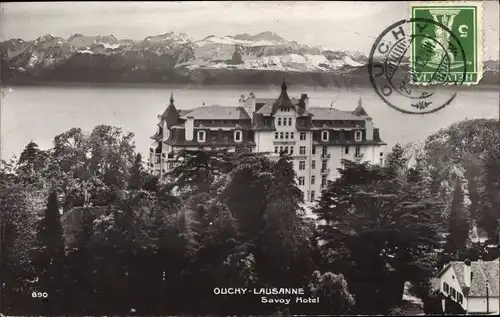 Ak Ouchy Lausanne Kanton Waadt, Savoy Hotel