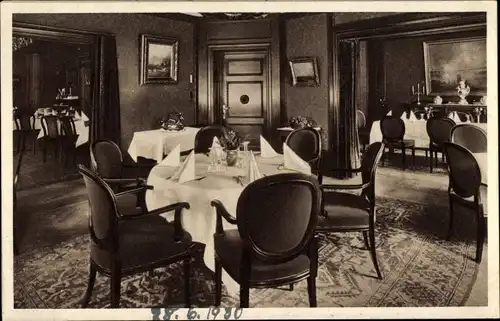 Ak Erfurt in Thüringen, Weinrestaurant am Kaiserplatz, Gesellschaftsräume