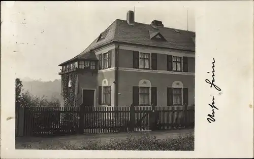 Foto Ak Reichenbach Vogtland, Blick auf Haus