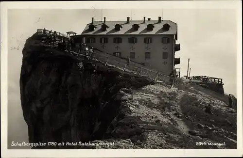 Ak Salzhammergut Schafberg Oberösterreich, Schafbergspitze, Hotel Salzkammergut