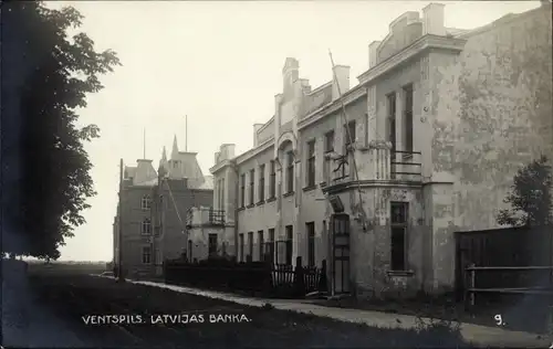 Foto Ak Ventspils Windau Lettland, Latvijas Banka