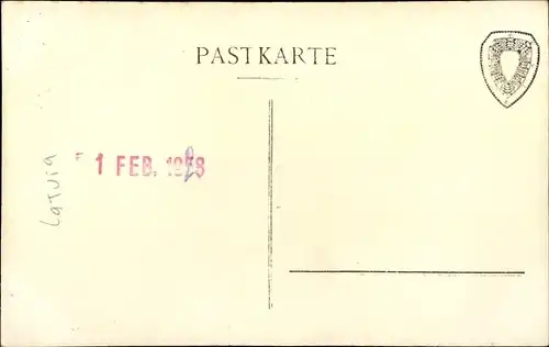 Foto Ak Ventspils Windau Lettland, Gebäude