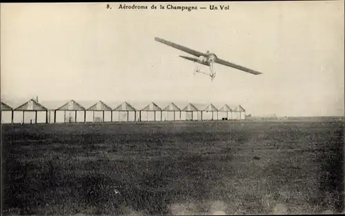 Ak Aviation, Aerodrome de la Champagne, Un vol, Aeroplane