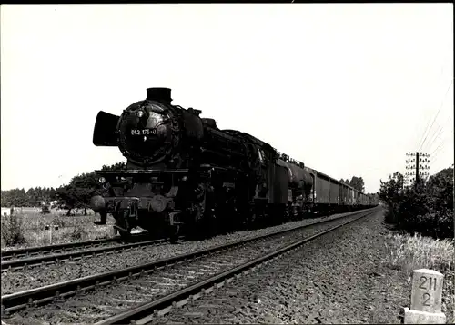 Foto Ak Dampflokomotive 042 175 des Bw Rheine