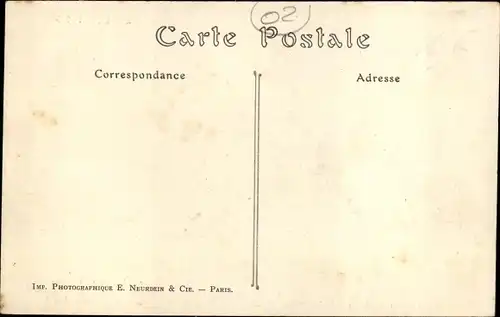 Ak Französisches Militärflugzeug, Guerre de 1914-1915, Albatros, abattu a Cuiry House