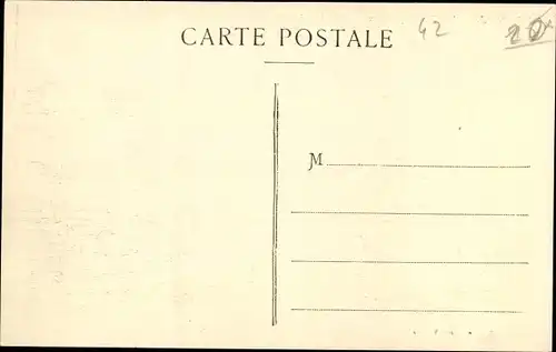 Ak Roanne Loire, Französische Flugzeuge, Le Champ d'Aviation Matel