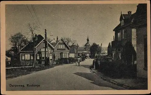 Ak Rockanje Südholland Niederlande, Dorpsweg