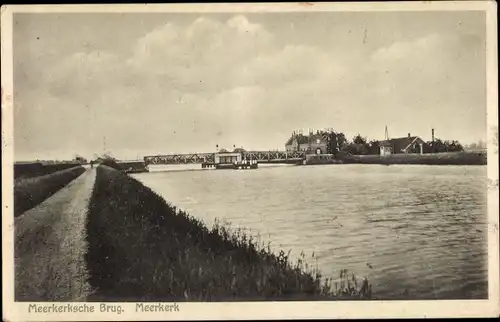 Ak Meerkerk Südholland, Meerkerksche Brug