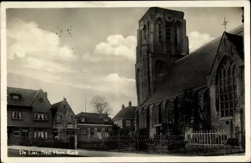 Ak De Lier Südholland, Ned. Herv. Kerk