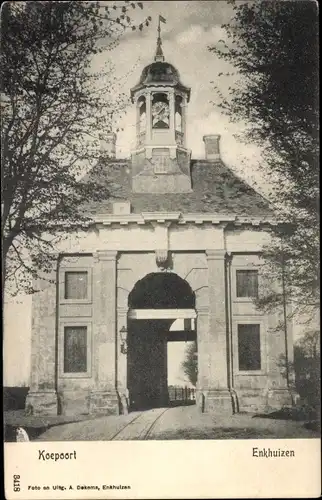 Ak Enkhuizen Nordholland Niederlande, Koepoort