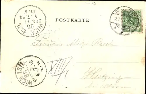 Künstler Ak Zaandam Nordholland, Windmühle, Kirchturm, Boote