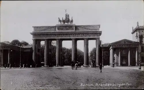 Ak Berlin Mitte, Brandenburger Tor