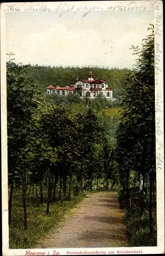Ak Meerane in Sachsen, Ferien Kolonieheim am Kirchenholz