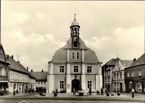 Ak Wolgast in Mecklenburg Vorpommern, Rathaus