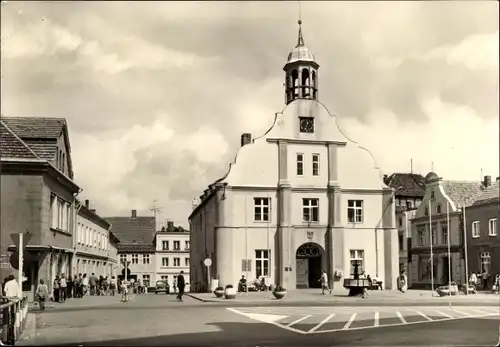 Ak Wolgast in Mecklenburg Vorpommern, Rathaus