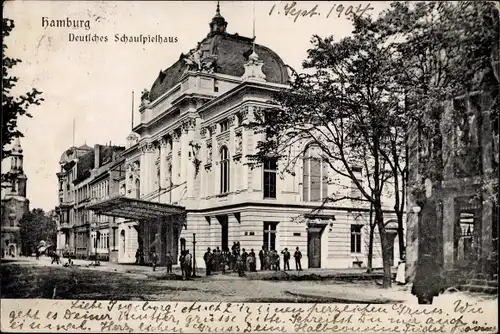 Ak Hamburg Mitte Altstadt, Deutsches Schauspielhaus, Außenansicht