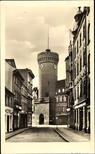 Ak Cottbus, Blick auf den Spremberger Turm, Fußpflege