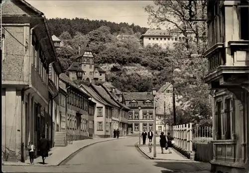 Ak Bad Frankenhausen am Kyffhäuser Thüringen, Partie an der Kurstraße