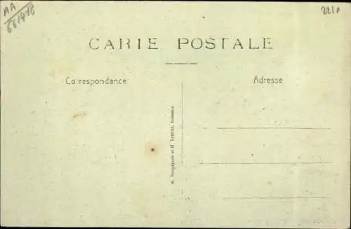 Ak Pinon Aisne, L'Aisne devastee, La Foret