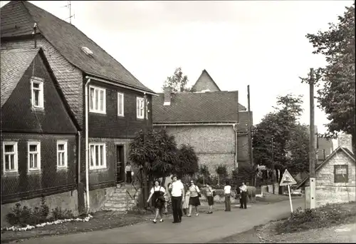 Ak Meura in Thüringen, Ortsstraße