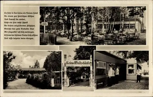 Ak Klausa Nobitz Altenburger Land Thüringen, Leinawald, Leina Waldschänke