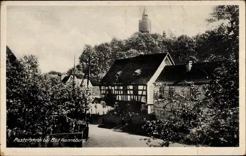 Ak Posterstein im Altenburger Land, Teilansicht