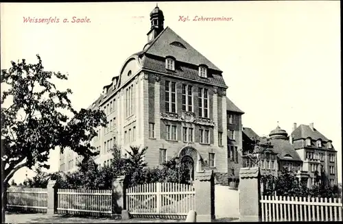 Ak Weißenfels in Sachsen Anhalt, Kgl. Lehrerseminar