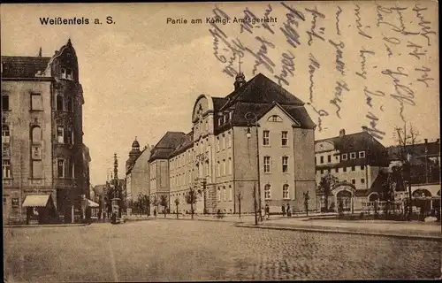 Ak Weißenfels an der Saale, Königlichen Amtsgericht