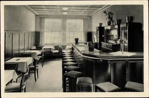 Ak Colditz in Sachsen, Hotel Waldschänke, Bar