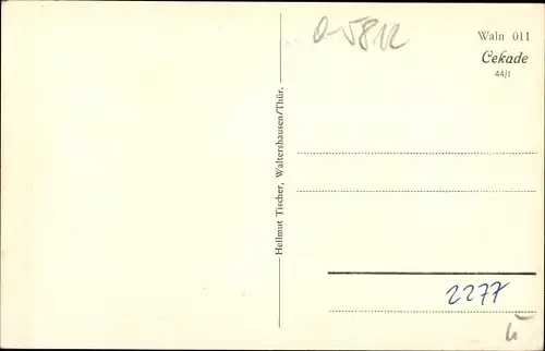 Ak Waltershausen in Thüringen, Hauptstraße mit Nicolaustor