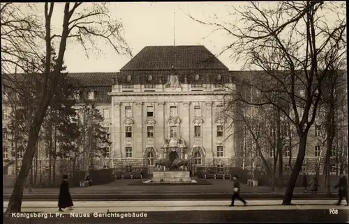 Ak Kaliningrad Königsberg Ostpreußen, Neues Gerichtsgebäude