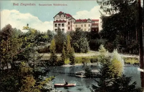 Ak Głuchołazy Zdrój Bad Ziegenhals Schlesien, Sanatorium Waldfrieden