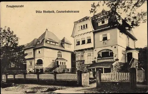 Ak Freudenstadt im Nordschwarzwald, Villa Adelheid, Lauterbadstraße