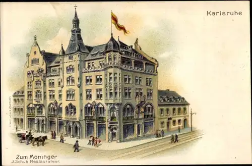 Litho Karlsruhe in Baden, Zum Moninger