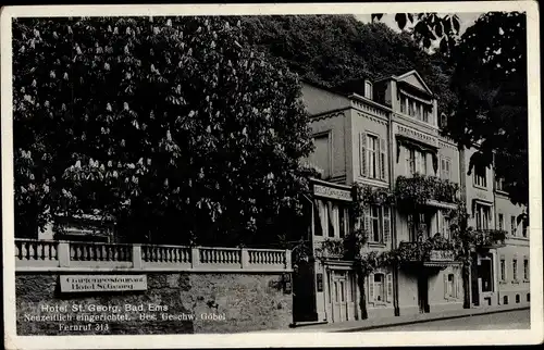 Ak Bad Ems an der Lahn, Hotel St. Georg