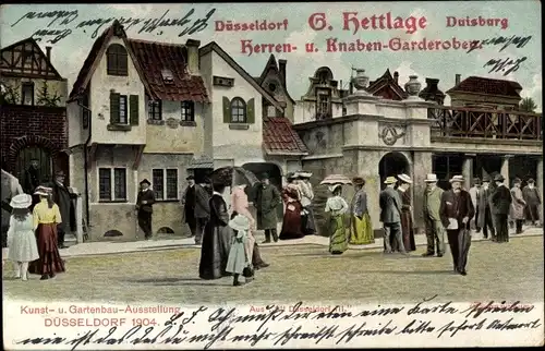 Ak Düsseldorf am Rhein, Kunst- und Gartenbau Ausstellung 1904